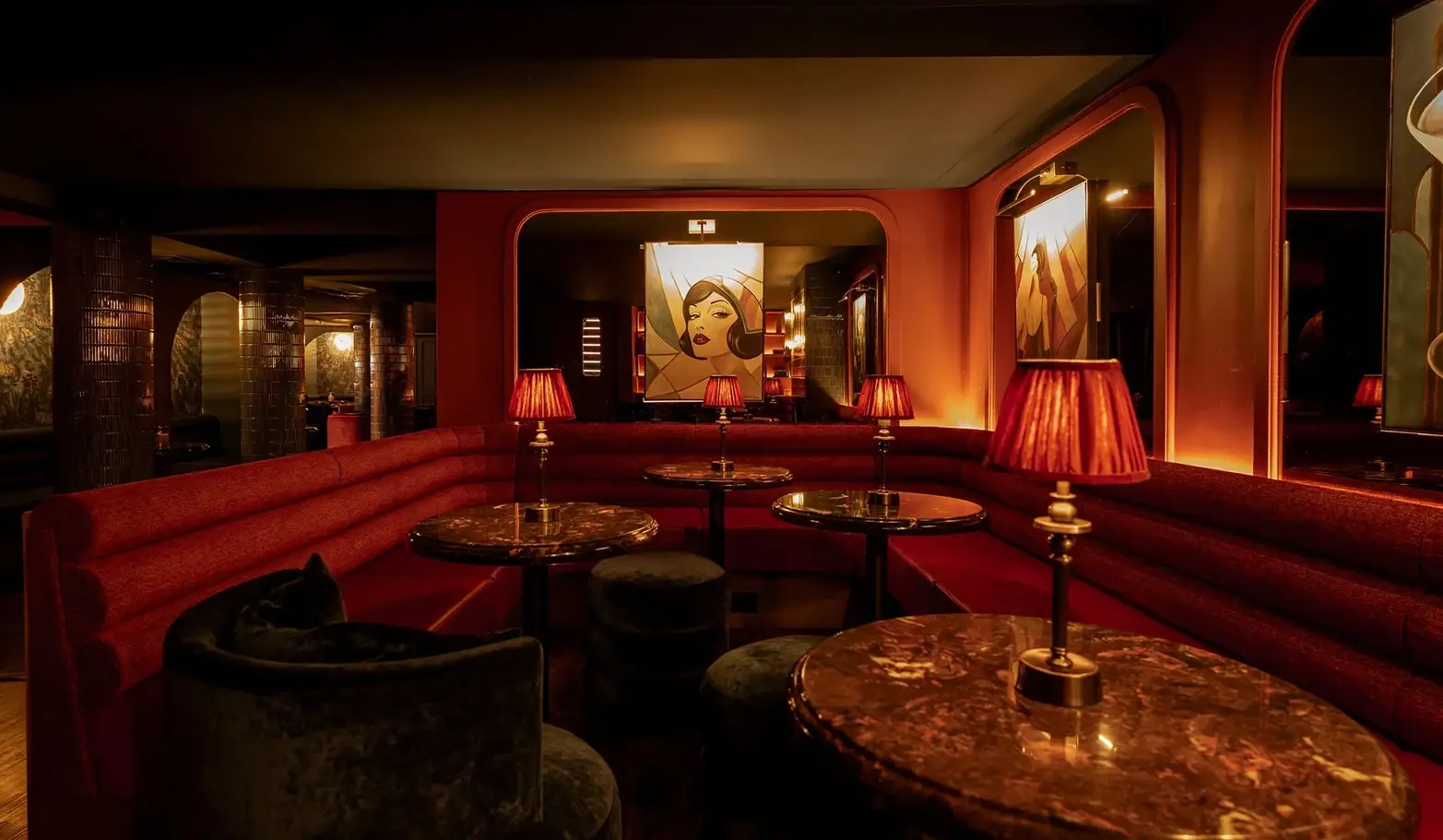 Banquette Seating Hush Club 6