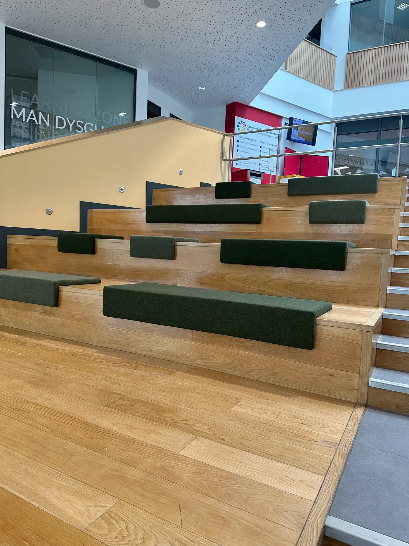 Bespoke Upholstered College Seating 1