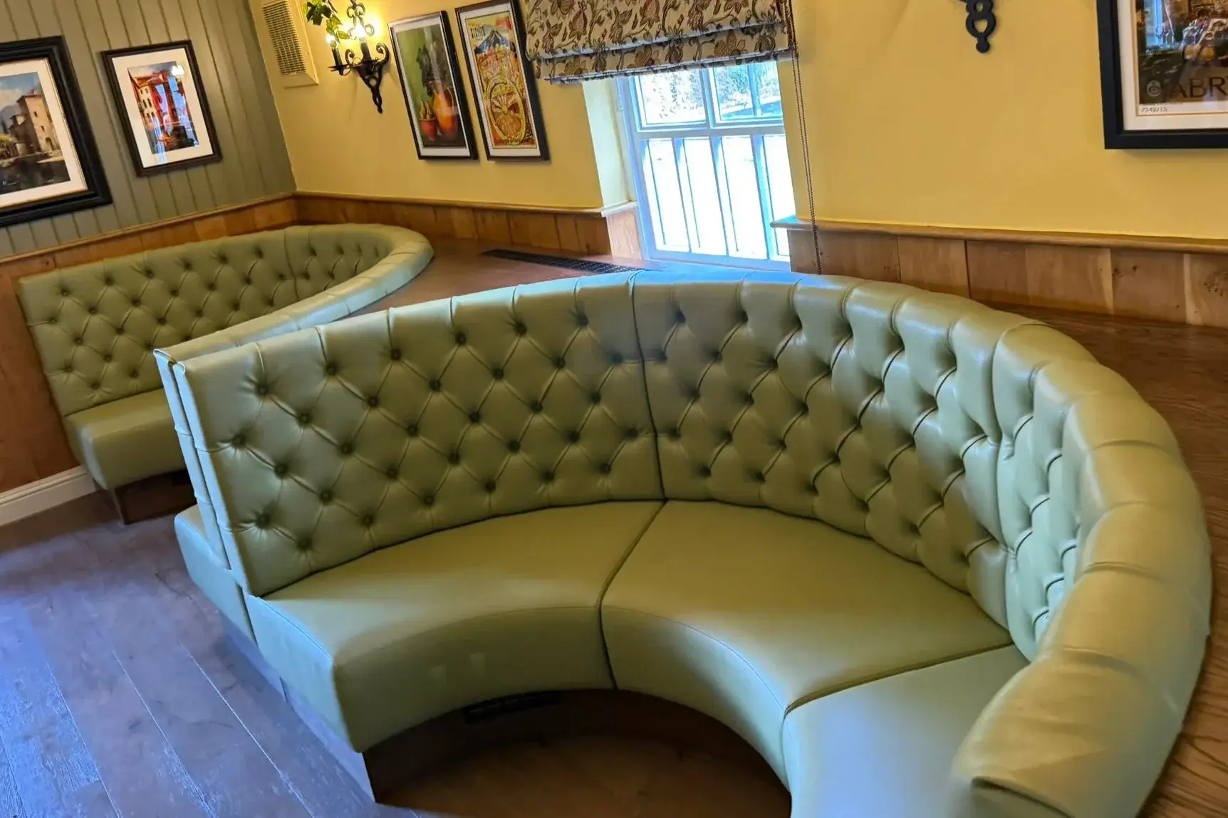 Bespoke New Banquettes Pesto Restaurants