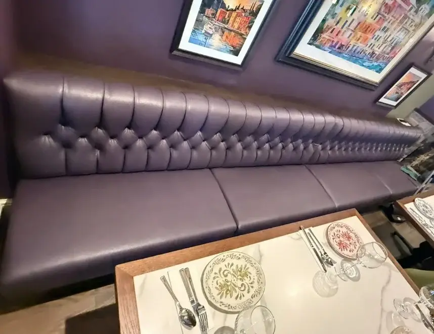 Bespoke New Banquettes Pesto Restaurant 4