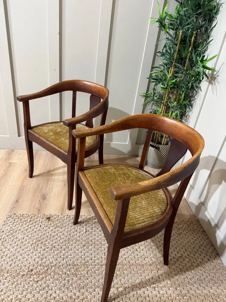 Two elegant classic carver chairs