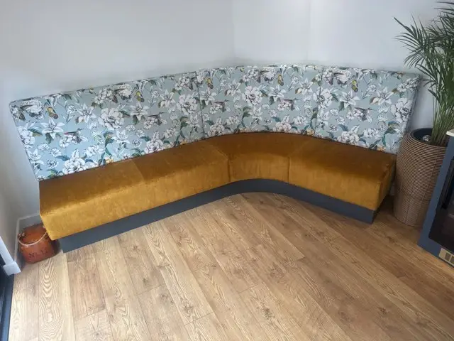stunning bespoke banquette